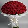 Букет 101 Красная роза Блэк Мэджик в Кировграде