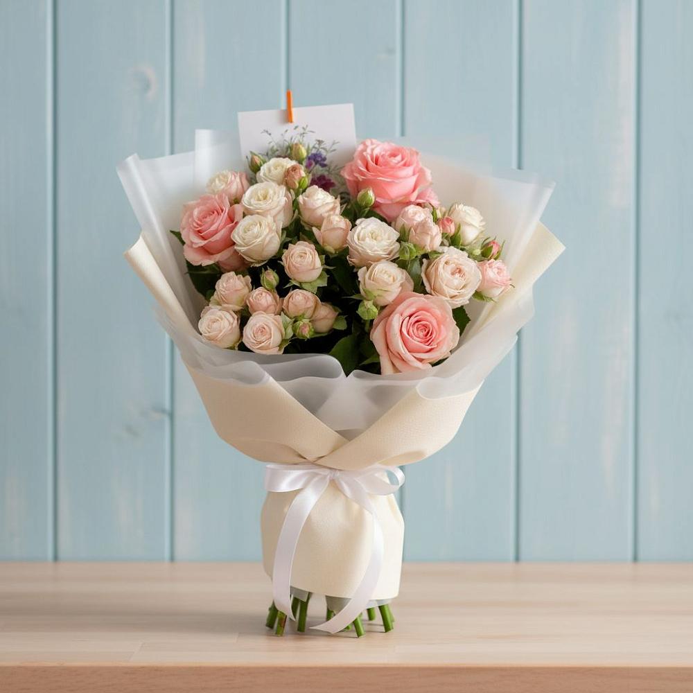 Букет цветов из: Розы в Кировграде