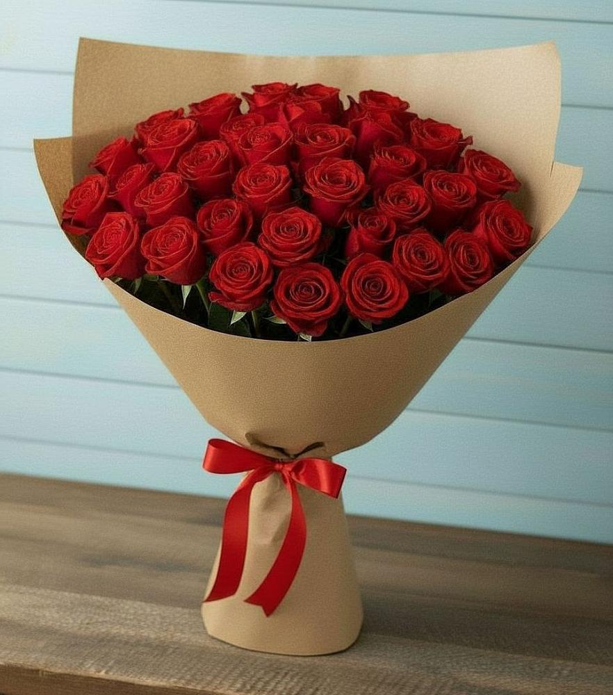 Букет Красные розы Милано в Кировграде