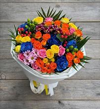 Букет цветов из:  Розы и Хризантемы #REPLACE_PRED# Кировграде