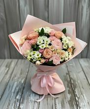 Букет цветов из:  Гвоздики, Розы и Хризантемы #REPLACE_PRED# Кировграде