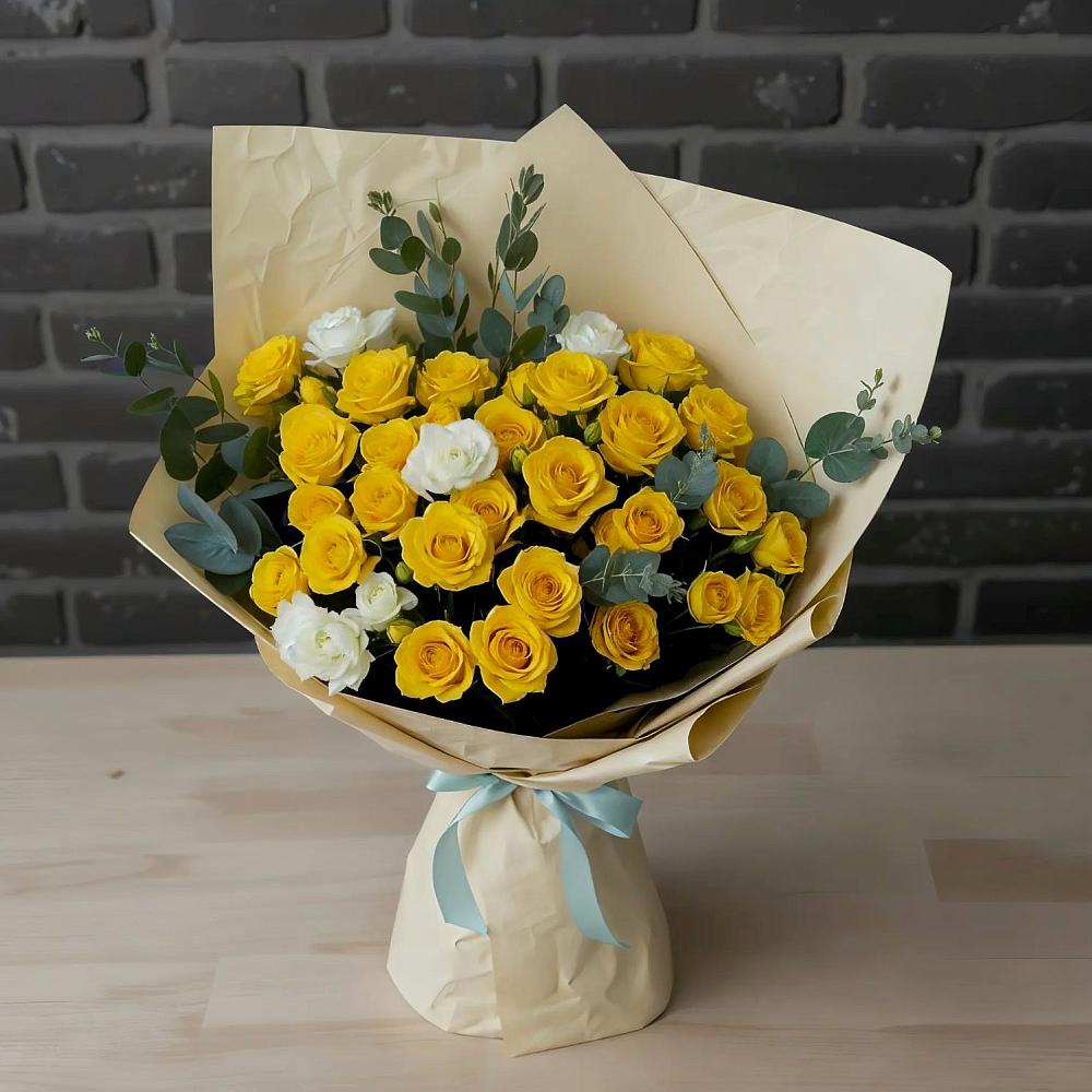 Букет цветов из: Розы в Кировграде