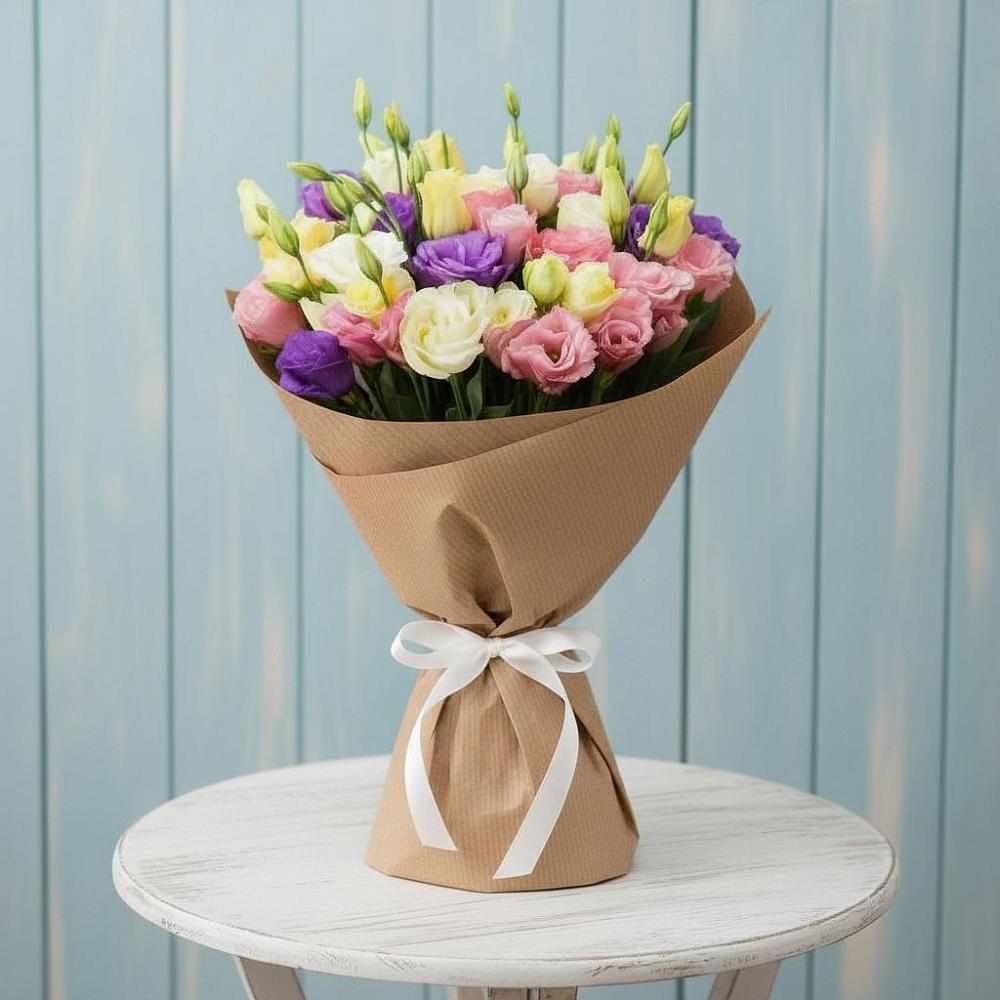 Букет цветов из: Лизиантусы в Кировграде