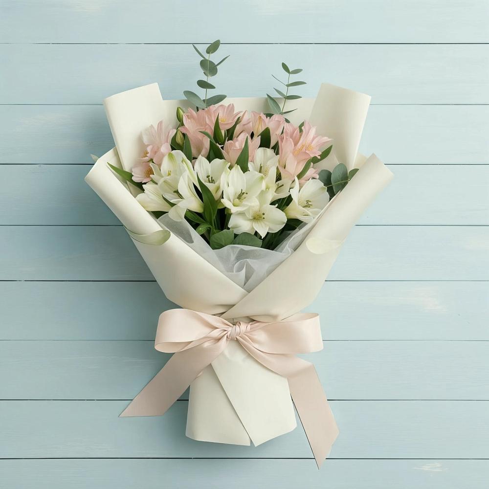 Букет цветов из: Альстромерии в Кировграде