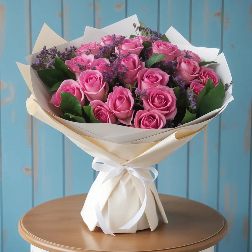 Букет цветов из: Розы в Кировграде