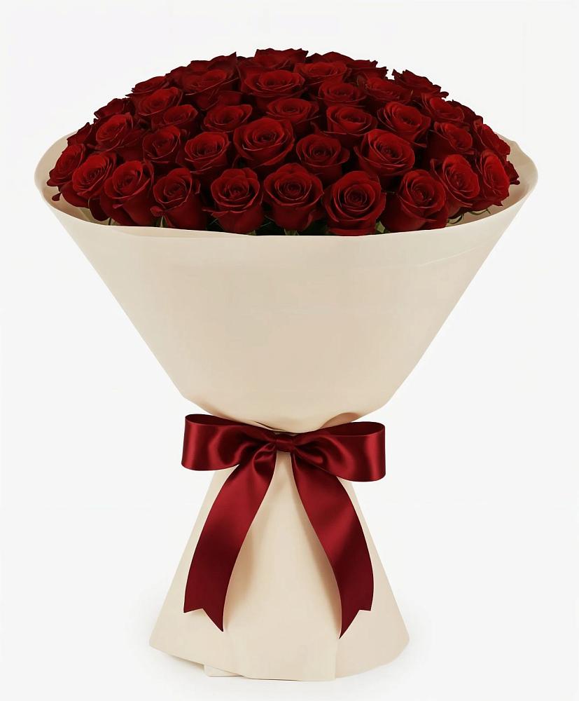 Букет 101 Бордовая роза Блэк Бакарра в Кировграде