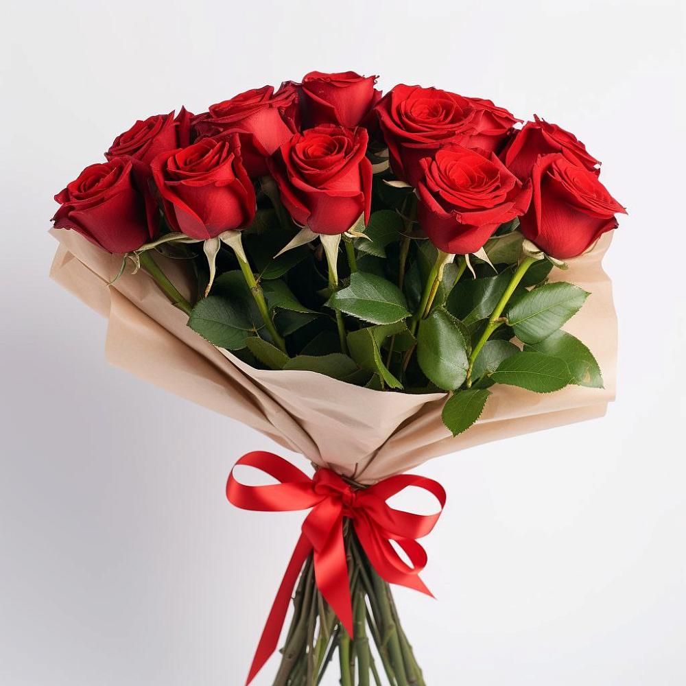 Букет 11 Красных роз Эдлесс Лав в Кировграде