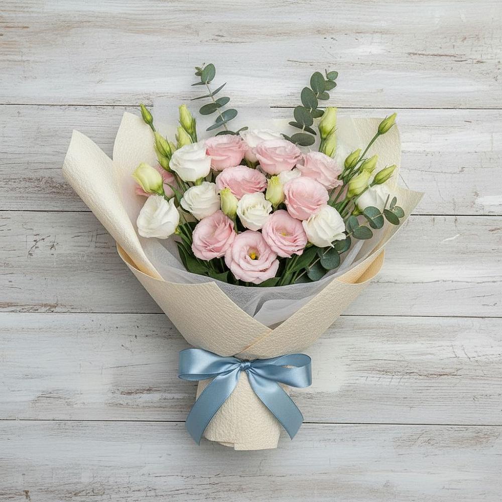 Букет цветов из: Лизиантусы в Кировграде